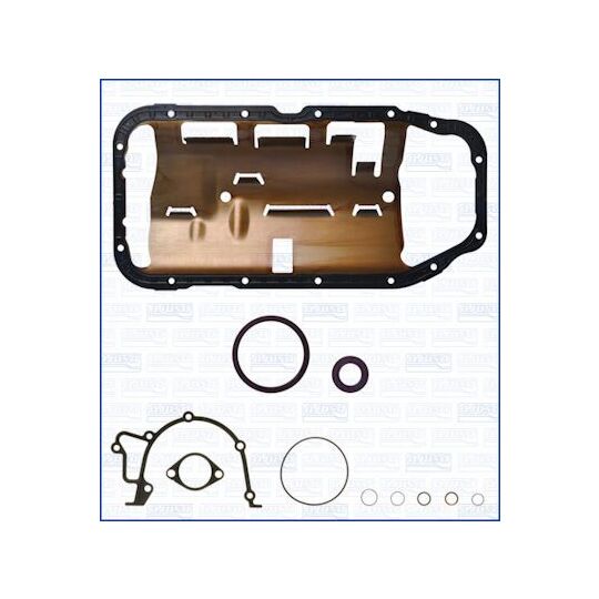 Ajusa Gasket Set, crank case to suit Opel