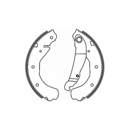 Abe Brake Shoe Set to suit Opel, Vauxhall, Bedford