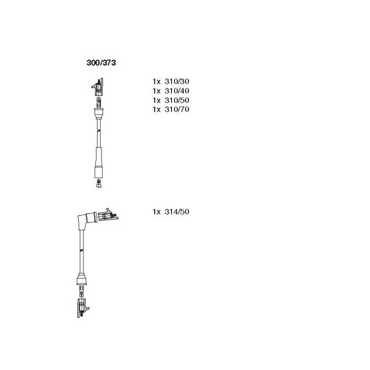 Bremi Ignition Cable Kit to suit Opel