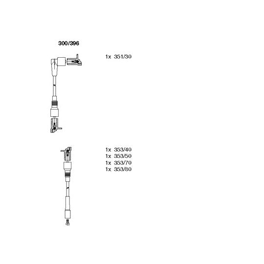 Bremi Ignition Cable Kit to suit Opel