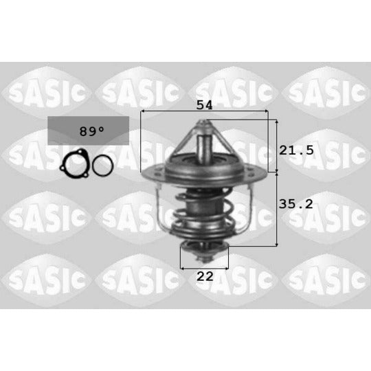 Sasic Thermostat, coolant to suit Opel