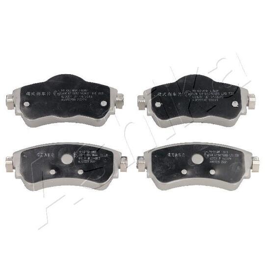 Ashika Brake Pad Set, disc brake to suit Citroën