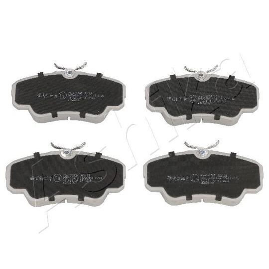 Ashika Brake Pad Set, disc brake to suit Opel, Vauxhall