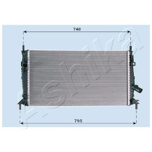 Ashika Radiator, engine cooling to suit Ford, Mazda, Volvo