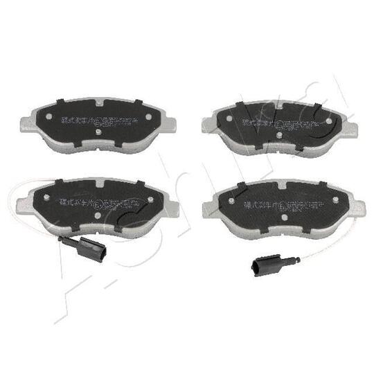 Ashika Brake Pad Set, disc brake to suit Fiat, Chrysler, Alfa Romeo