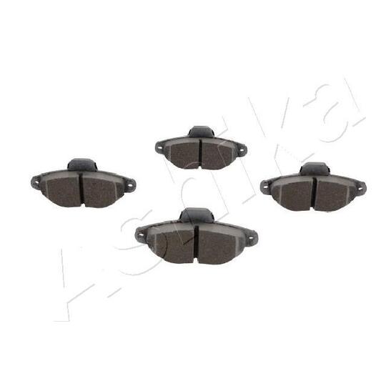 Ashika Brake Pad Set, disc brake to suit Ford, Fiat