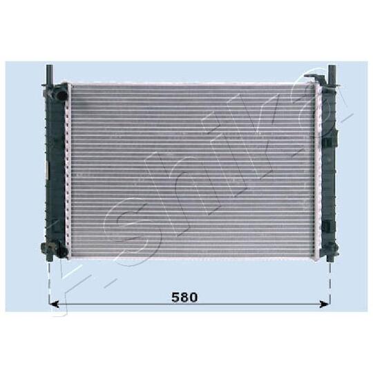 Ashika Radiator, engine cooling to suit Ford, Mazda