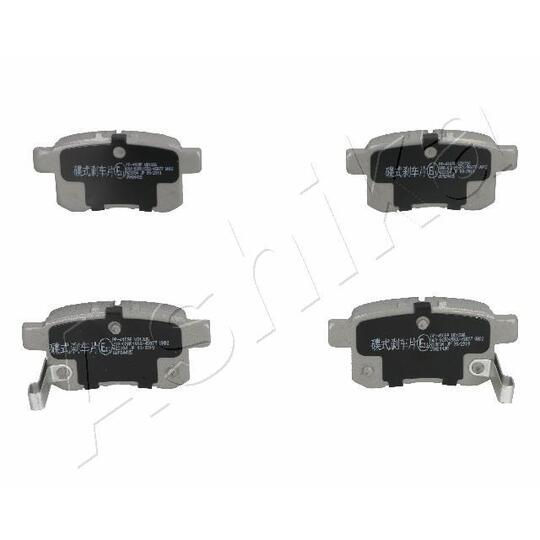 Ashika Brake Pad Set, disc brake to suit Honda, Acura