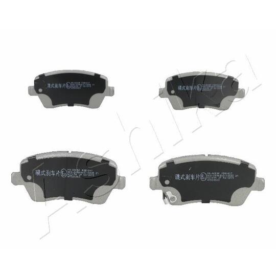 Ashika Brake Pad Set, disc brake to suit Nissan, Suzuki, Opel