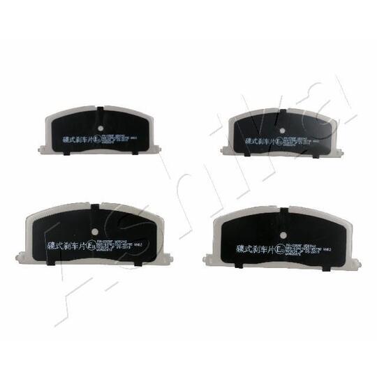 Ashika Brake Pad Set, disc brake to suit Toyota