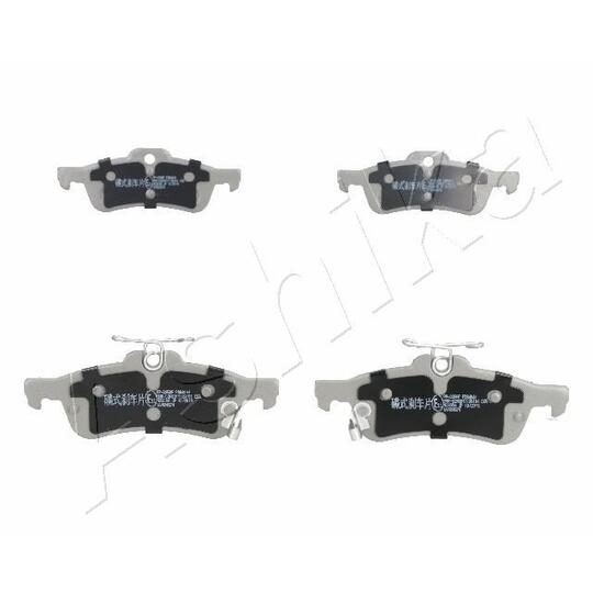 Ashika Brake Pad Set, disc brake to suit Toyota, Honda, Daihatsu