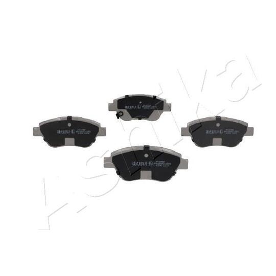 Ashika Brake Pad Set, disc brake to suit Opel, Vauxhall