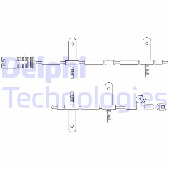 Delphi Warning Contact, brake pad wear to suit BMW, Mini