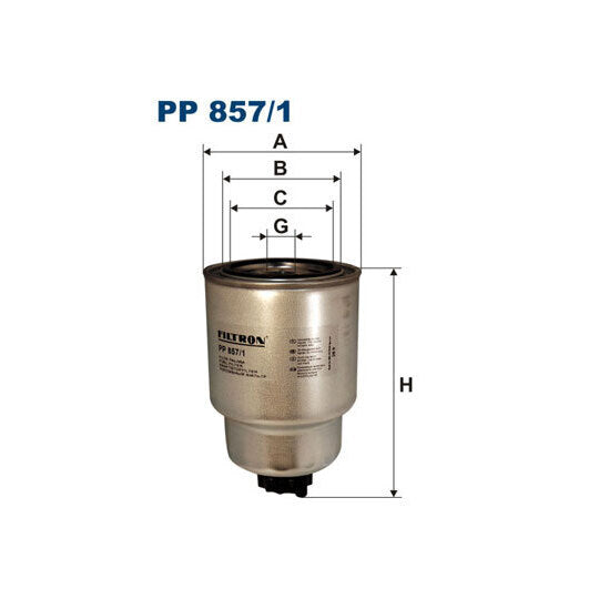 Ufi Fuel filter to suit Nissan