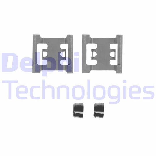 Delphi Accessory Kit, disc brake pad to suit Ford