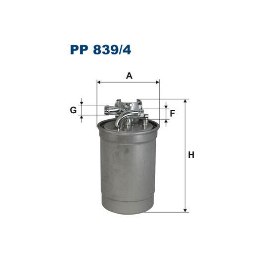 Clean Filters Fuel filter to suit VAG