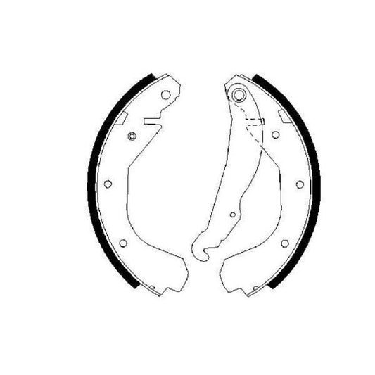 Bosch Brake Shoe Set to suit Opel, Vauxhall, Bedford