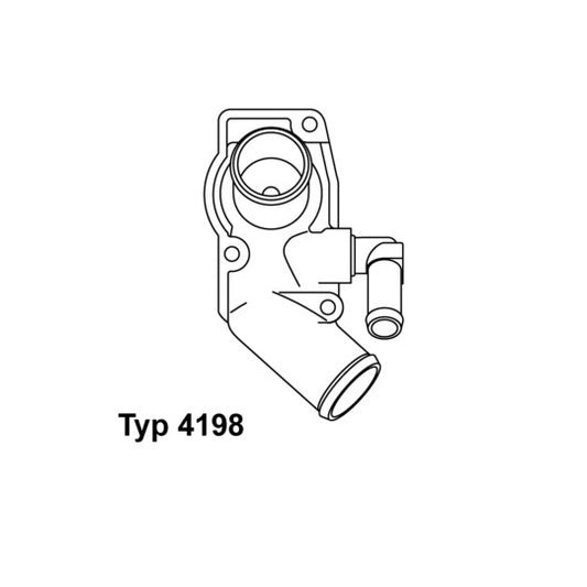Borgwarner (Wahler) Thermostat, coolant to suit Opel, Vauxhall