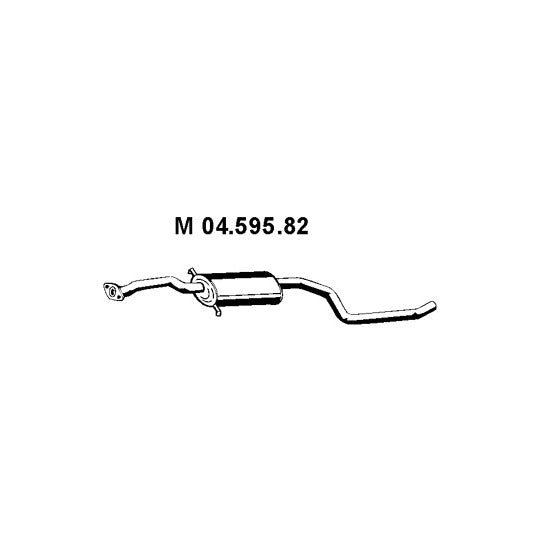 Eberspächer Middle Silencer to suit Ford