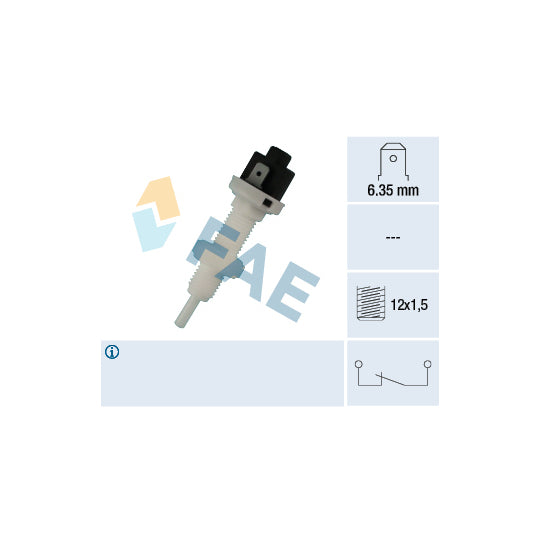 Fae 24010 Brake Light Switch to suit VW, Peugeot, Citroën