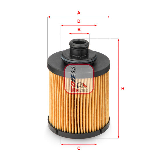 Sofima Oil filter to suit Ford, Fiat, Suzuki