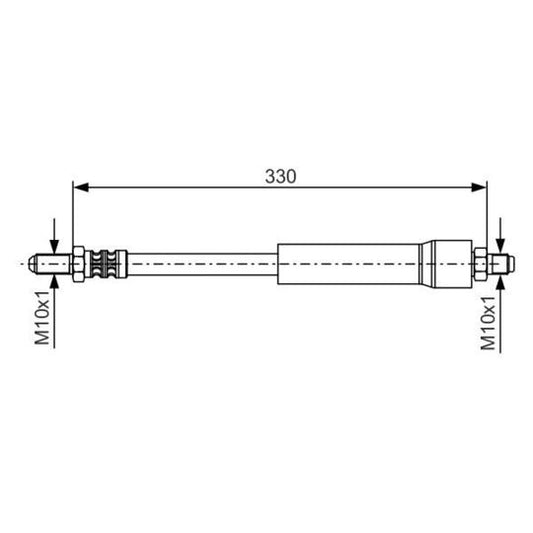Bosch Brake Hose to suit Ford