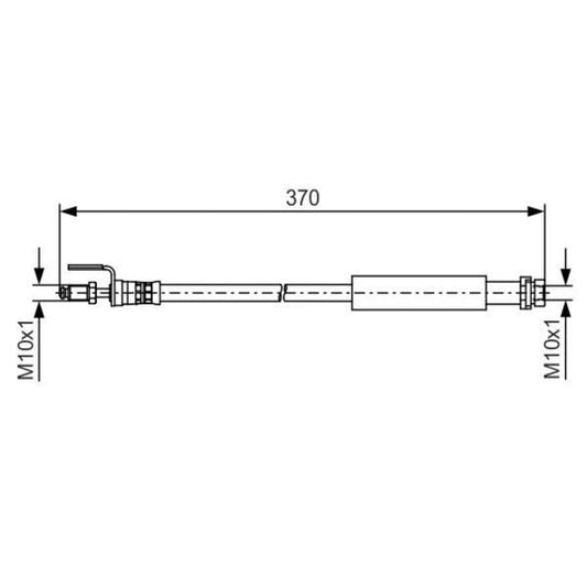 Bosch Brake Hose to suit Ford