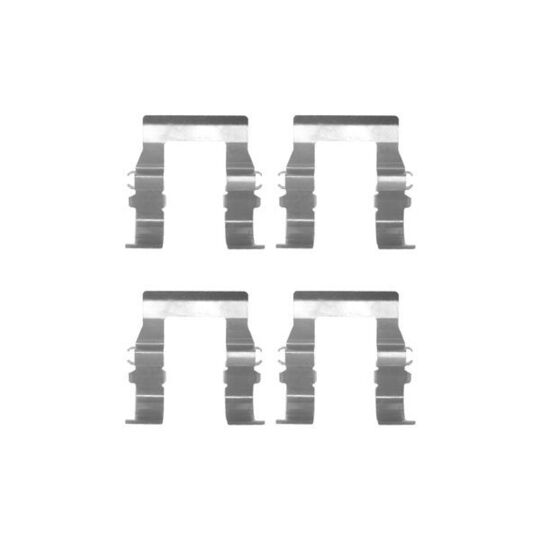 Bosch Accessory Kit, disc brake pad to suit Mitsubishi