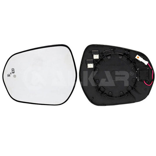 Alkar 6435743 Mirror Glass, outside mirror to suit Ford
