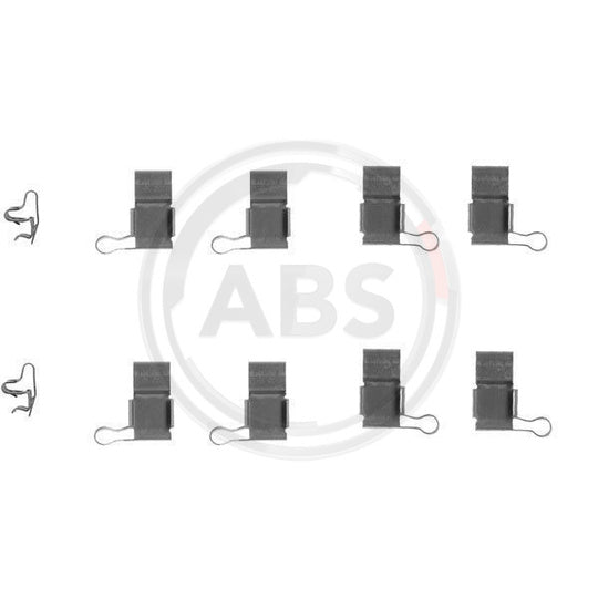 A.B.S. Accessory Kit, disc brake pad to suit Toyota