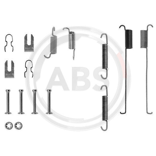 A.B.S. Accessory Kit, brake shoes to suit Ford, Fiat, Lancia