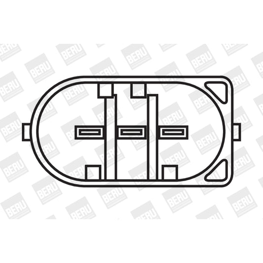 Borgwarner (Beru) Ignition coil to suit Mercedes-Benz, Hitachi