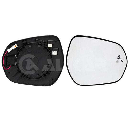 Alkar 6436743 Mirror Glass, outside mirror to suit Ford