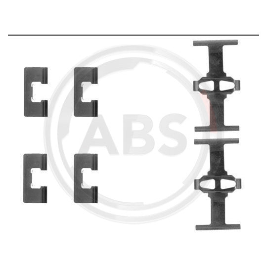 A.B.S. Accessory Kit, disc brake pad to suit Honda, Rover