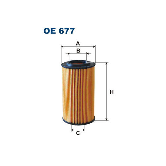 Clean Filters Oil filter to suit Mercedes-Benz, Chrysler