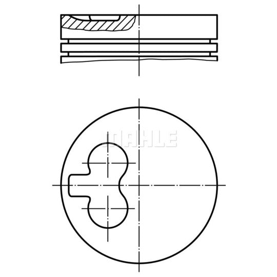 Kolbenschmidt Repair Set, piston/sleeve to suit Peugeot