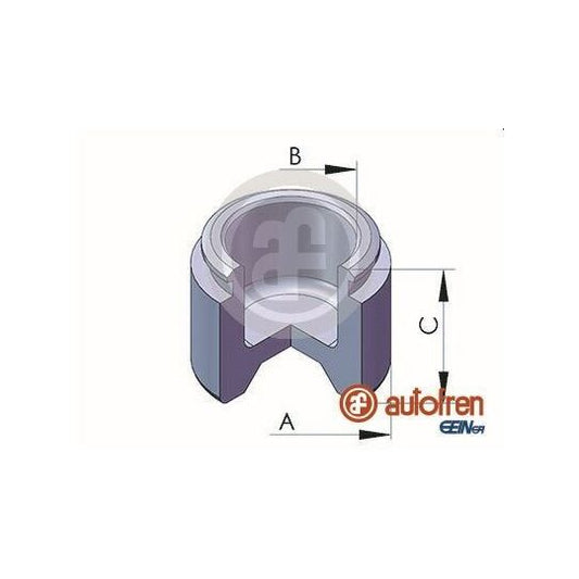 Autofren Seinsa Piston, brake caliper to suit Toyota