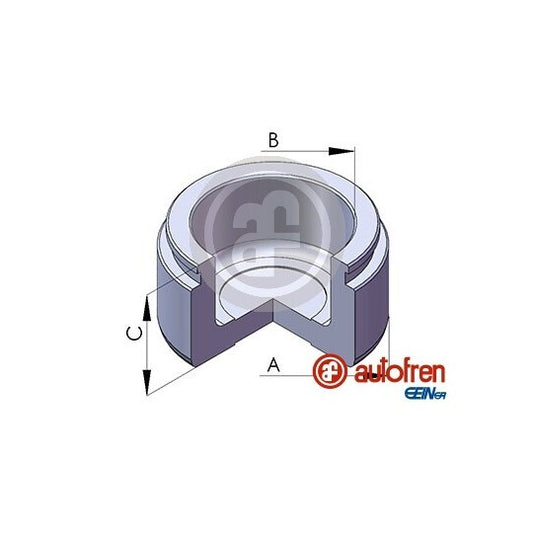 Autofren Seinsa Piston, brake caliper to suit Toyota, Lexus