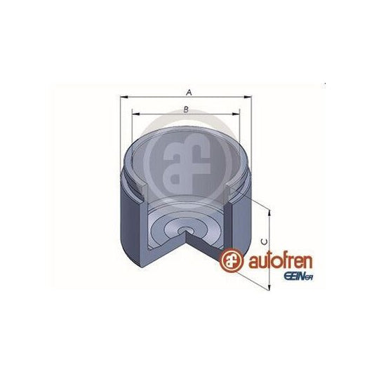 Autofren Seinsa Piston, brake caliper to suit Honda