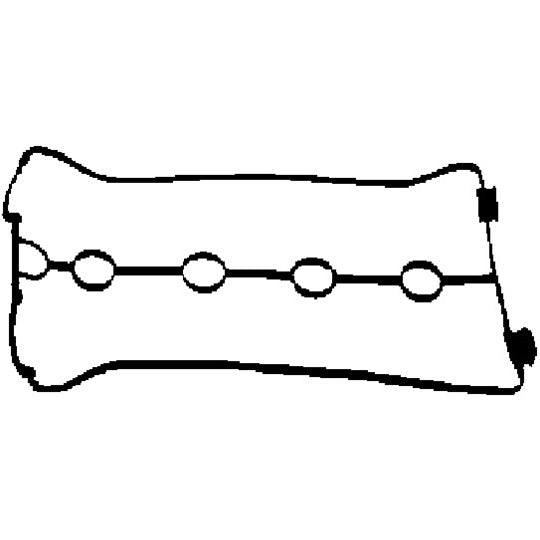 Corteco Gasket, cylinder head cover to suit Daewoo