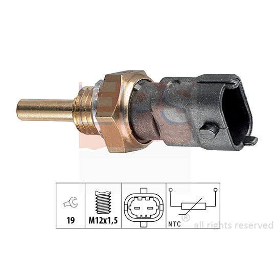 Eps 1.830.264 Sensor, coolant temperature to suit Fiat, Chrysler, Jeep