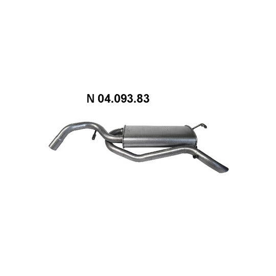 Eberspächer End Silencer to suit Ford
