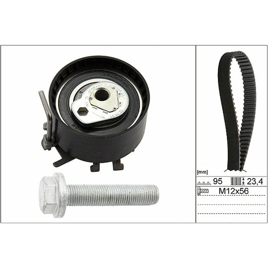 Ina Timing Belt Set to suit Nissan, Renault
