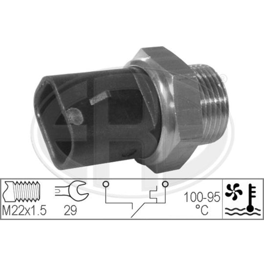 Era Temperature Switch, radiator fan to suit Opel