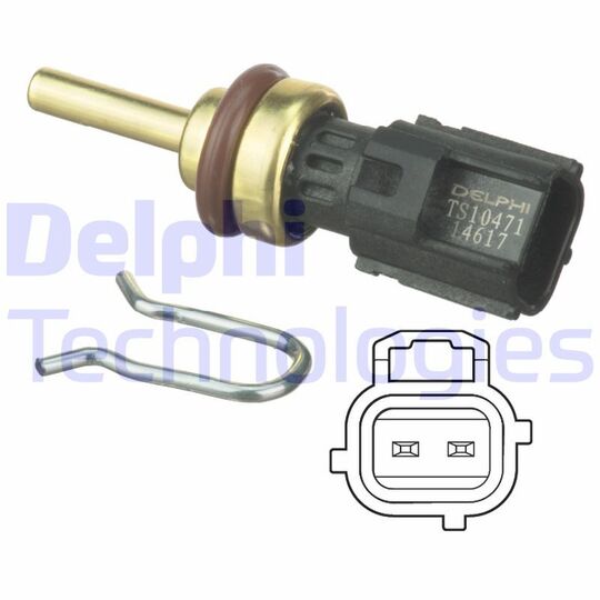 Delphi TS10471 Sensor, coolant temperature to suit Ford, Land Rover, Volvo