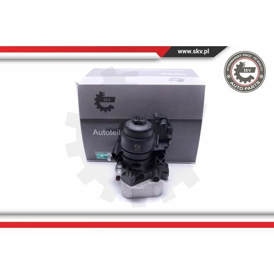 Esen Skv Oil Cooler, engine oil to suit Audi, VW, Man