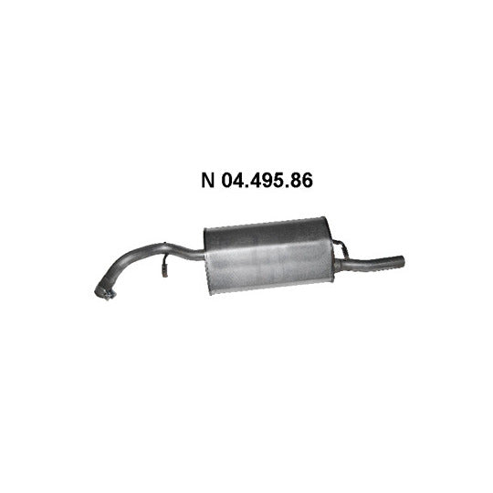 Eberspächer End Silencer to suit Ford