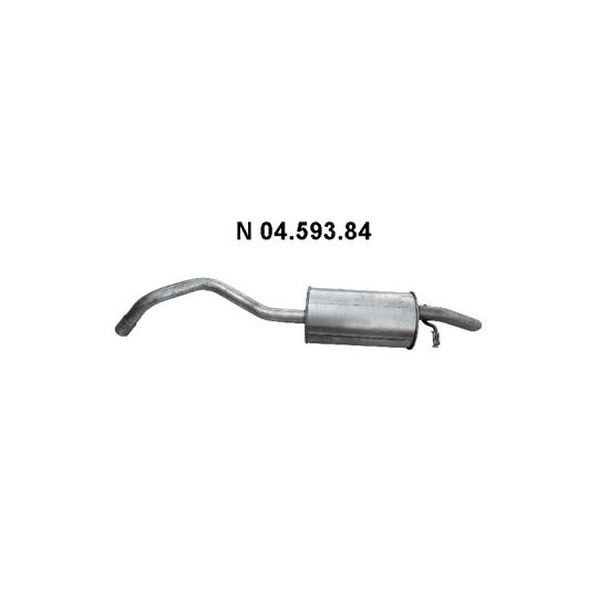Eberspächer End Silencer to suit Ford