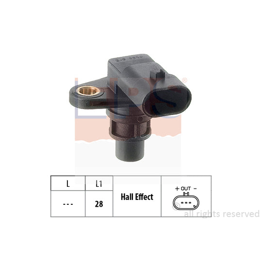 Eps Sensor, camshaft position to suit Fiat, Chevrolet, Hitachi