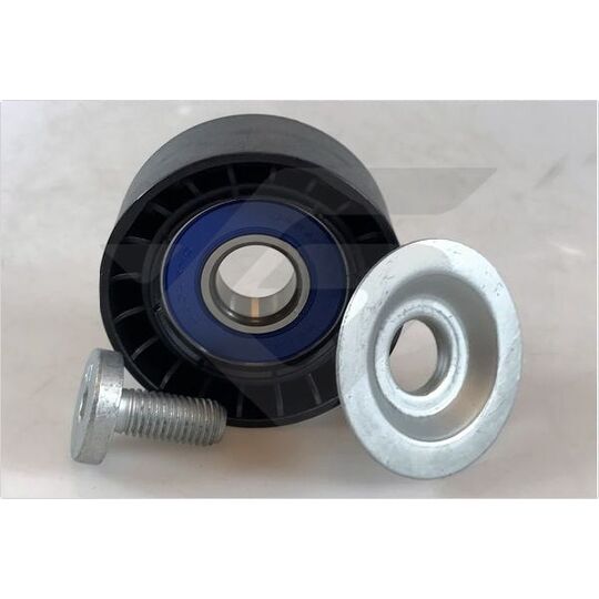 Hutchinson Deflection/Guide Pulley, v-ribbed belt to suit Scania